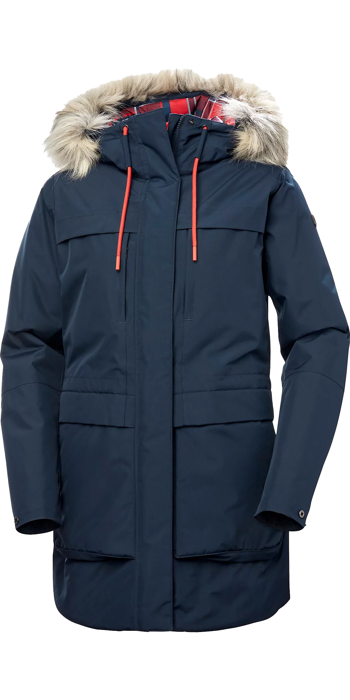 2023 Helly Hansen Womens Coastal Parka Jacket 54012 Navy